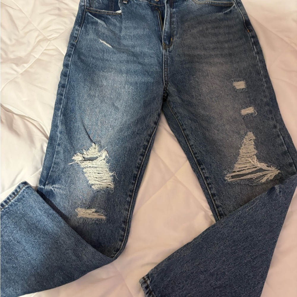 Target Blue Straight Leg Jeans with Classic Style